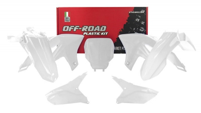 Plastikkit Yamaha YZ 450F 23-, 250F 24- Weiß 6tlg.