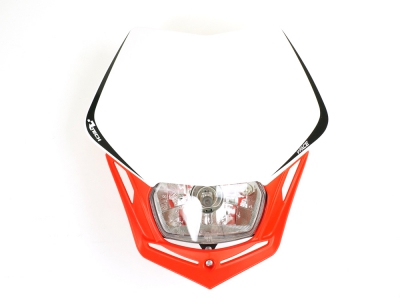 front light V-Face homologated red/white