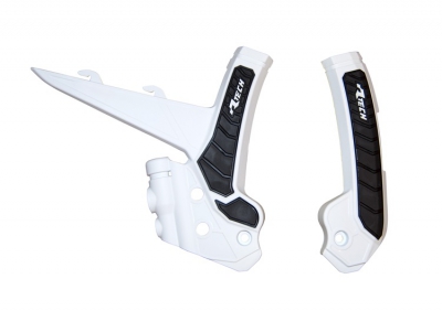 Rtech Grip Rahmenschützer für GasGas MC/EC 24- Weiß/Schwarz