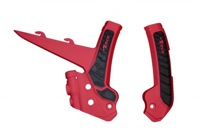 Rtech Grip Rahmenschützer für GasGas MC/EC 24- Rot/Schwarz