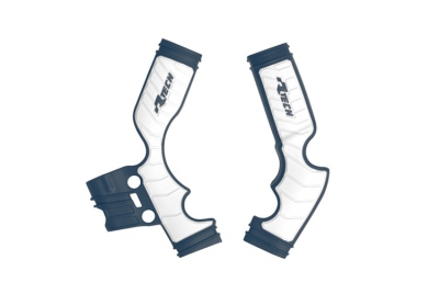 Rtech Grip Rahmenschützer für Husqvarna TC 65 17-23 Blau/Weiß