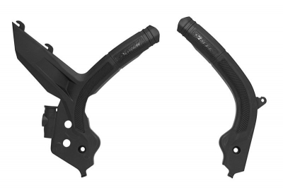 Rtech Grip Rahmenschützer für KTM SX/F 19-22, EXC 20-23 Schwarz