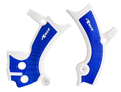 Rtech Grip Rahmenschützer Yamaha YZ 250F 19-23, 450F 18-22 Weiß/Blau