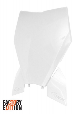 Factory numberplatel front KTM SX/F 23- white