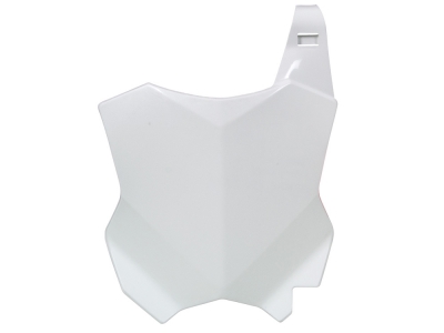 numberplatel front Kawasaki KX 450 16-23, 250 17-24 white