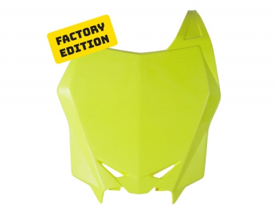 Factory-numberplatel front RMZ 450 08-17, RMZ 250 10-18 yellow