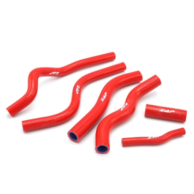 Silikon Kühlerschläuche Honda CR 125 1990-1997 Rot