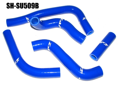 Silikon-Kühlerschlauch Suzuki RMZ450 08-14 blau