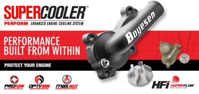 Boyesen SUPERCOOLER Wasserpumpendeckel und Impellerkits Yamaha YZ 250F 19- Magnesium