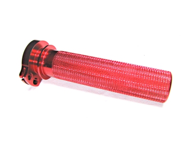ALU Gasgriffhülse Honda CRF mit Lager rot
