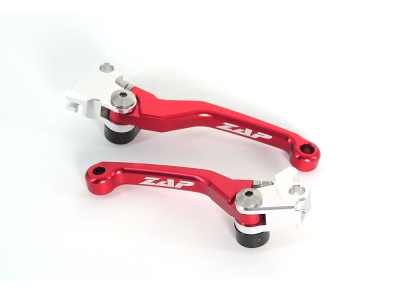 Competition Klapphebelsatz Honda CRF 250/450 -06, CR 125/250 92-07 Rot