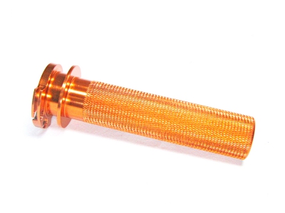 ZAP ALU Gasgriffhülse für 2T KTM SX EXC -16 (Domino) mit Lager orange