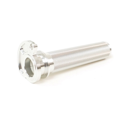 ALU throttel tube Husqvarna 2 Takt  TC 16- / TE 17- with bearing silver