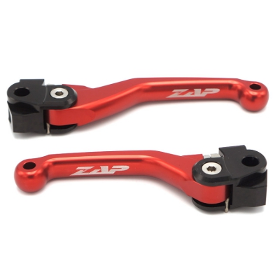 Competition Klapphebelsatz Braktec GasGas EC 21-, Husqvarna TE/FE 22- Rot