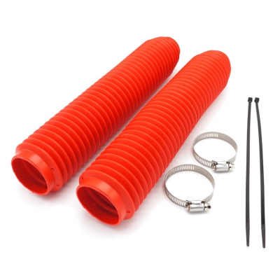 Faltenbalg 370mm für 41-43mm Gabeln Rot