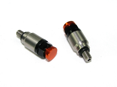 Gabelentlüfterset (WP/Marzochi) M4 - orange Edelstahl