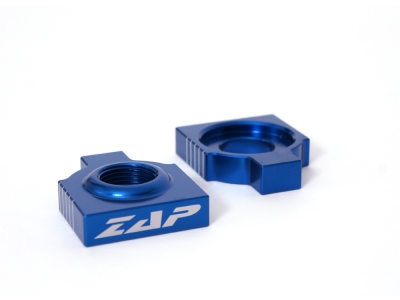 ZAP Achsenblöcke für KTM EXC 98-, SX(F) 98-12, HSQ 2014-, 20mm blau
