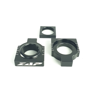 ZAP Achsenblöcke für KTM SX/F 2013-, Husqvarna FC TC 2014- 25mm Schwarz