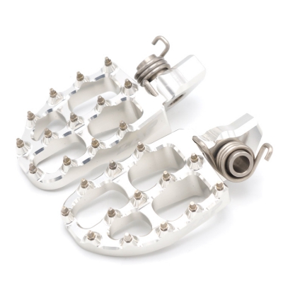 ZAP E-Peg foot peg KTM SX/F 16-22, EXC 17-23, Husqvarna TC/FC 16-22, TE/FE 17-23, GasGas MC/EC 2021- silver